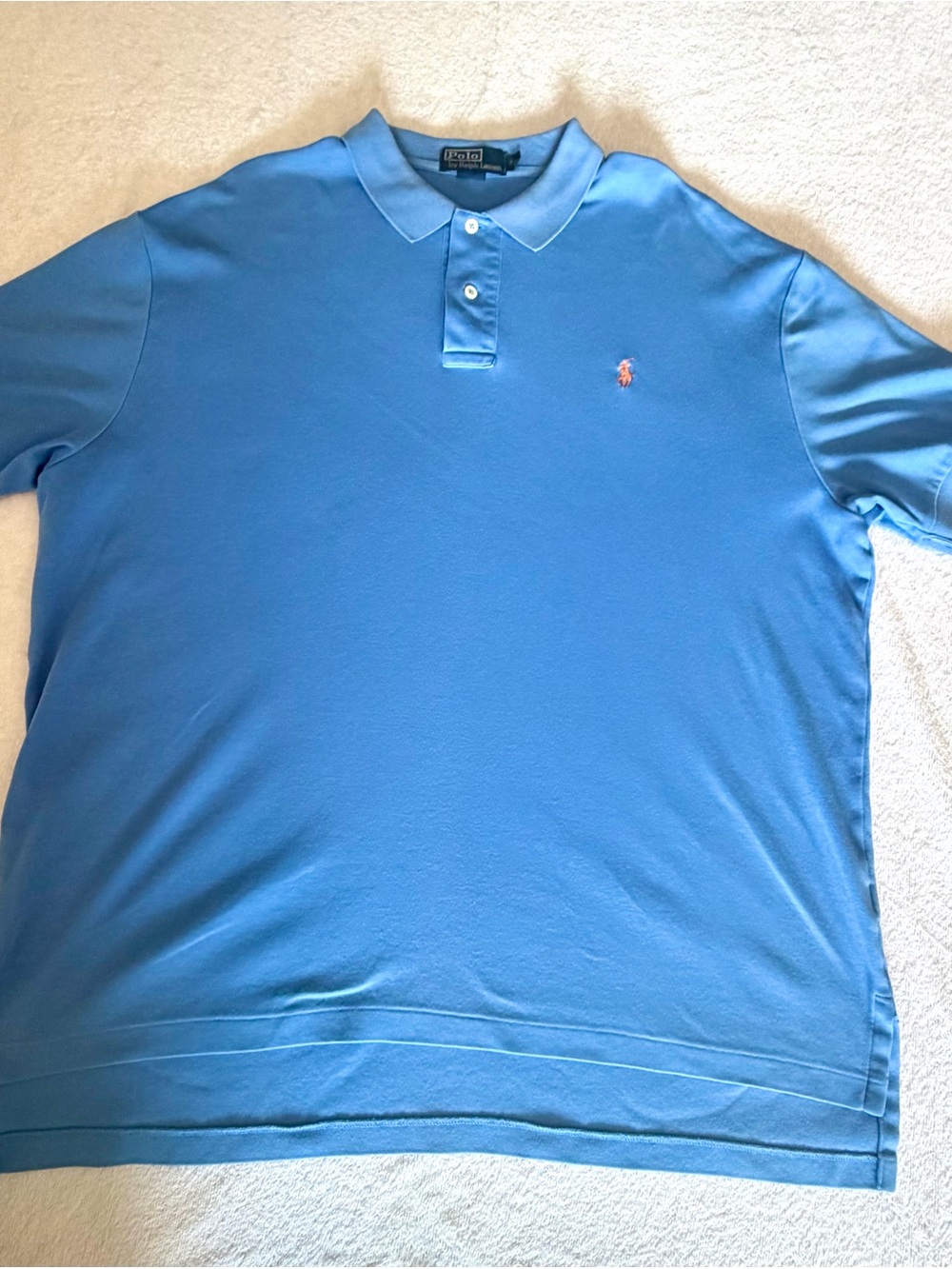 Polo by Ralph Lauren Men's Classic Fit Polo Shirt - Sky Blue, XL